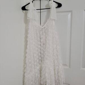 Kimchi Blue White Textured Dress